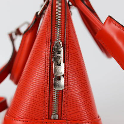 Louis-Vuitton Alma BB Epi Leather in Orange