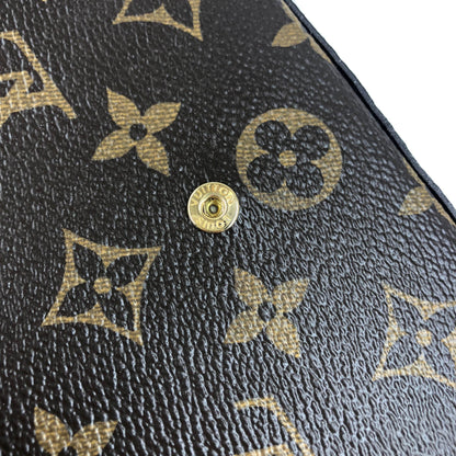 Louis-Vuitton Pochette Felicie Chain Wallet Lovely Birds Design with Gold Hardware