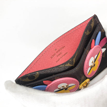 Louis-Vuitton Monogram Card Holder in Lovely Birds Design