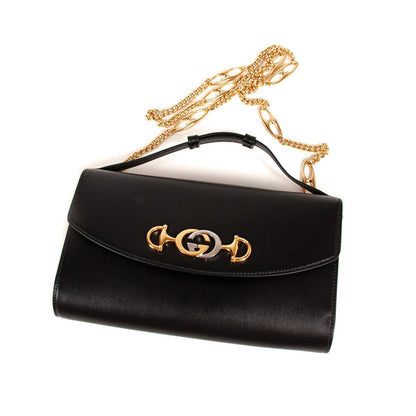 Gucci Zumi Smooth Leather Shoulder Bag