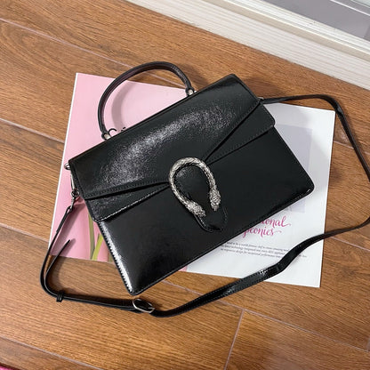 GC703 Dionysus Medium Top Handle Bag / 11.4"W x 7.8"H x 4"D