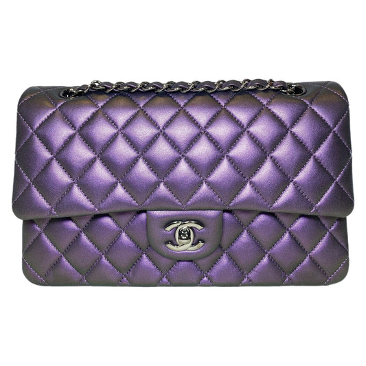 Chanel Iridescent Purple Medium Flap Bag
