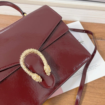 GC704 Dionysus Medium Top Handle Bag / 11.4"W x 7.8"H x 4"D
