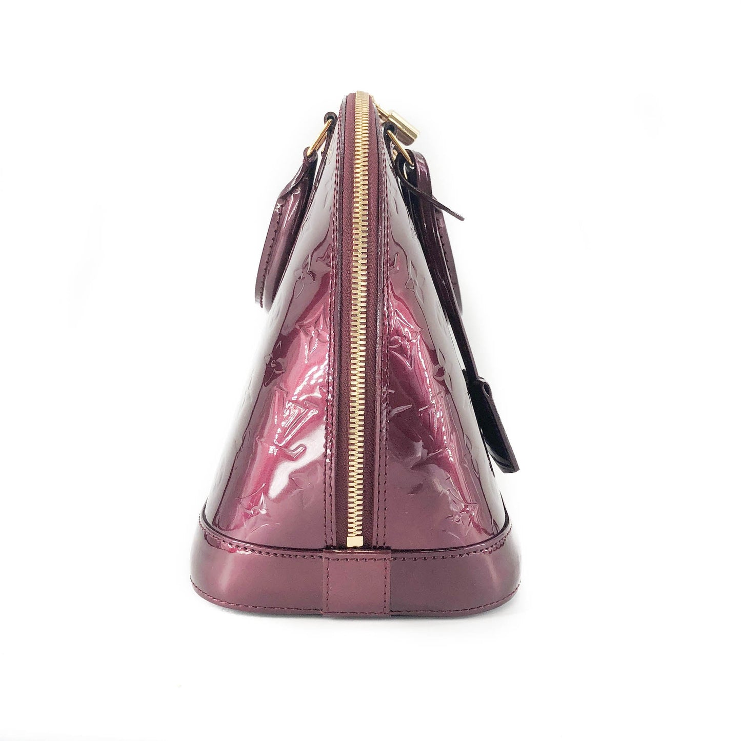 Louis-Vuitton Vernis Amarante Monogram Alma PM
