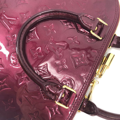 Louis-Vuitton Vernis Amarante Monogram Alma PM
