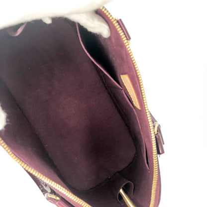 Louis-Vuitton Vernis Amarante Monogram Alma PM