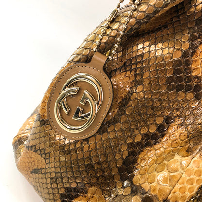 Gucci Large GG Python Sukey Tote Bag
