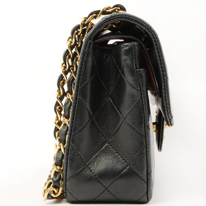 Chanel 1985~1990 Made Classic Flap Chain Bag 23Cm Black