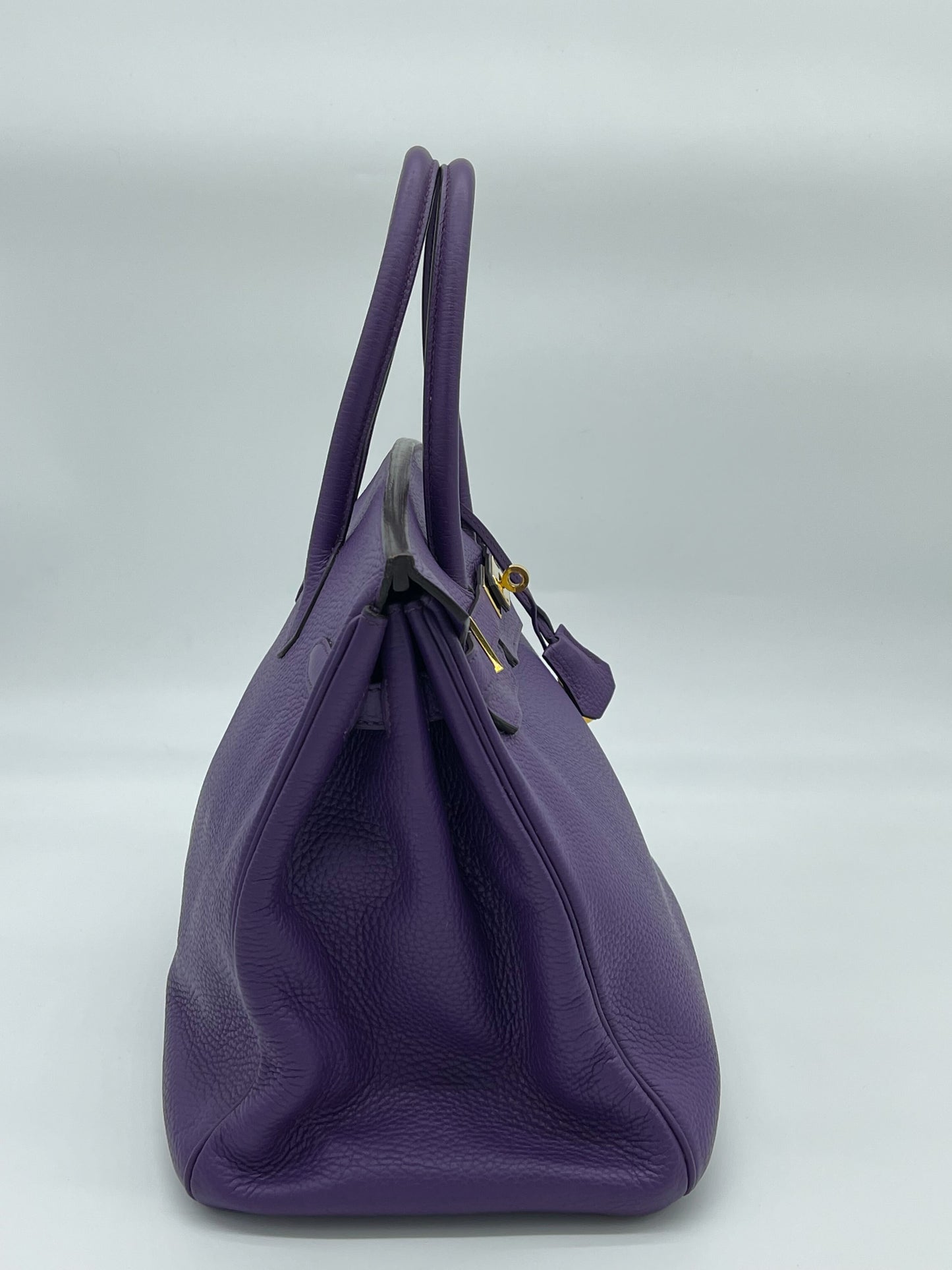 Hermes Birkin 35 Ultra Violet Togo Bag Gold Hardware