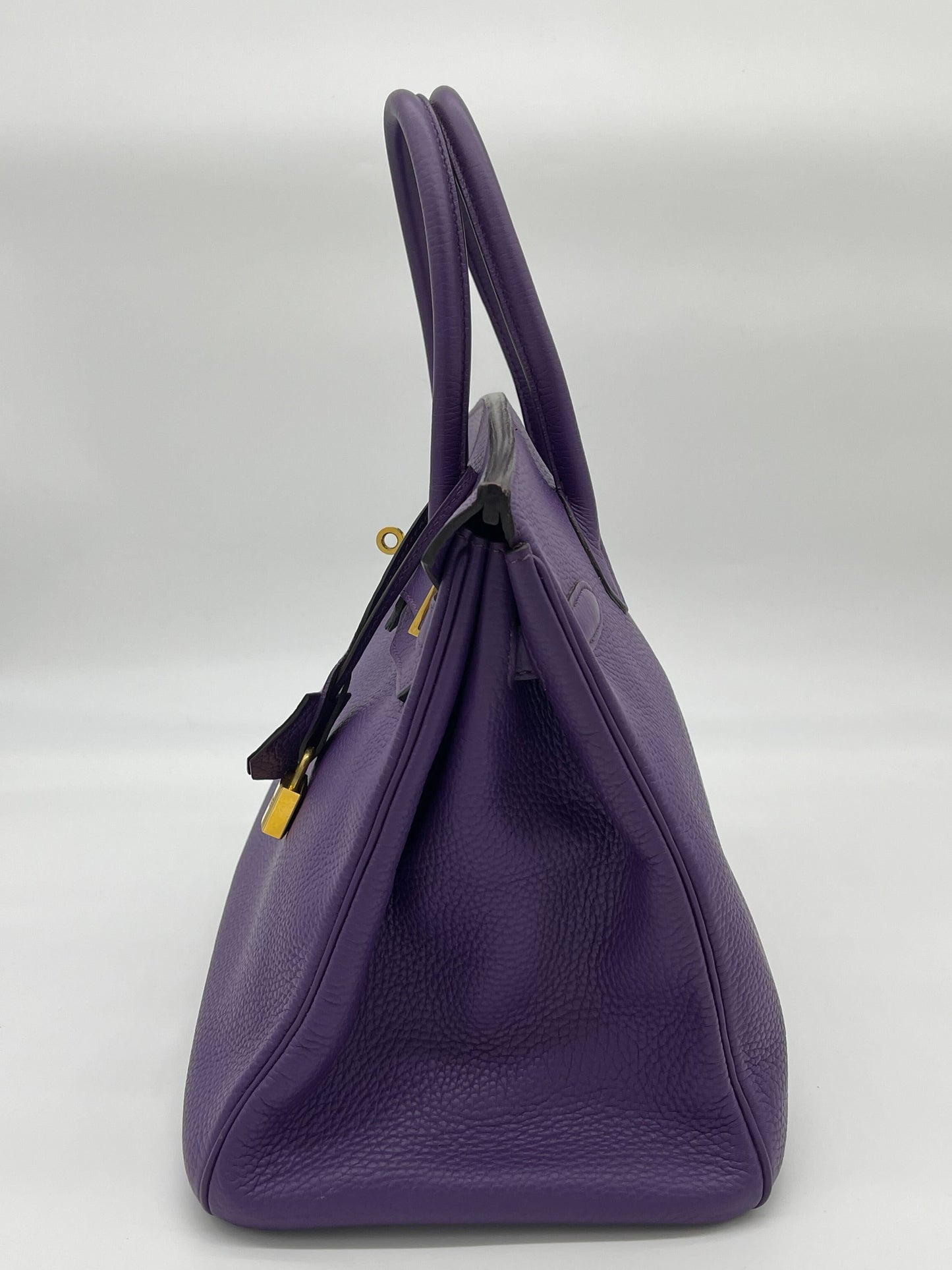 Hermes Birkin 35 Ultra Violet Togo Bag Gold Hardware