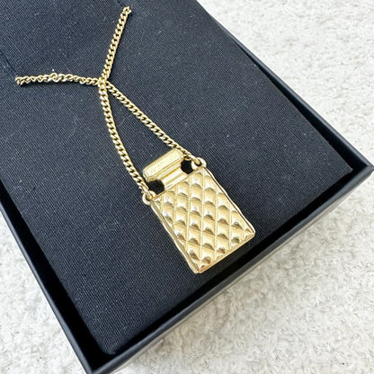 Chanel 20A Perfume Bottle Necklace in AGHW