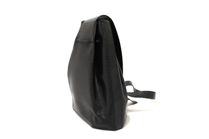 Louis Vuitton Black Epi Leather Sac a Dos Drawstring Sling Bag