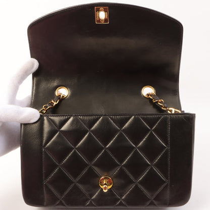 Chanel Around 1995 Made Diana Flap Chain Bag 23Cm Black