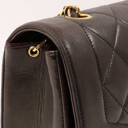 Chanel Around 1995 Made Diana Flap Chain Bag 23Cm Black