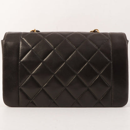 Chanel Around 1995 Made Diana Flap Chain Bag 23Cm Black