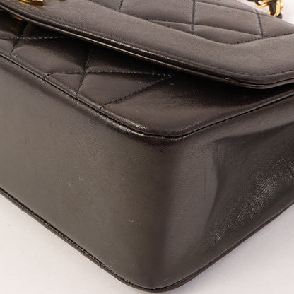 Chanel Around 1995 Made Diana Flap Chain Bag 23Cm Black