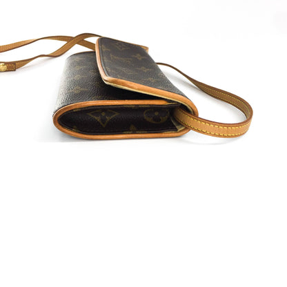 Louis-Vuitton Twin Pochette PM Monogram Crossbody Bag