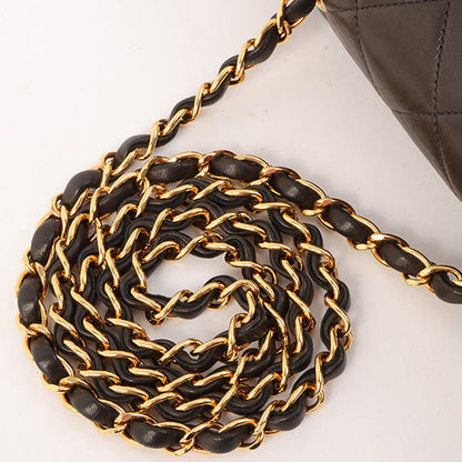Chanel Around 1995 Made Diana Flap Chain Bag 23Cm Black