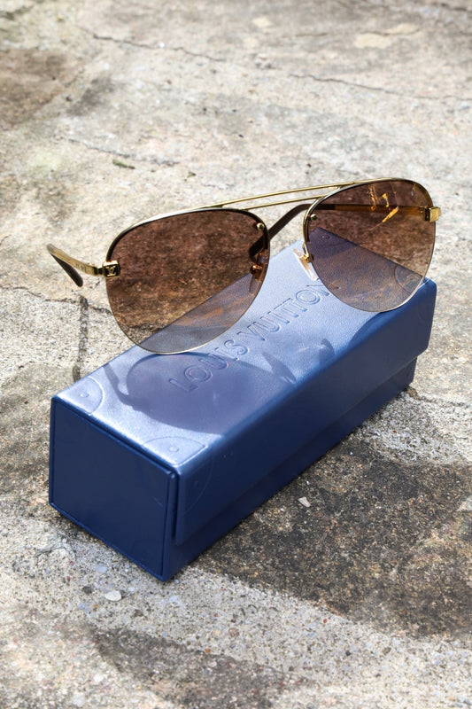 LOUIS VUITTON Clockwise Sunglasses MNG