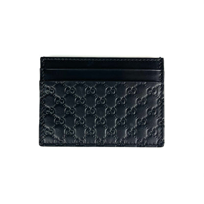 Louis-Vuitton Monogram Card Holder Black