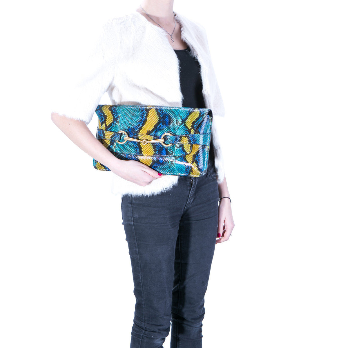 Bright Bit Python Clutch