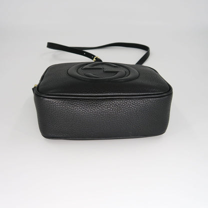 Gucci Soho small leather disco bag in black