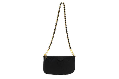Louis Vuitton Black Monogram Empreinte Leather Pochette Shoulder Bag