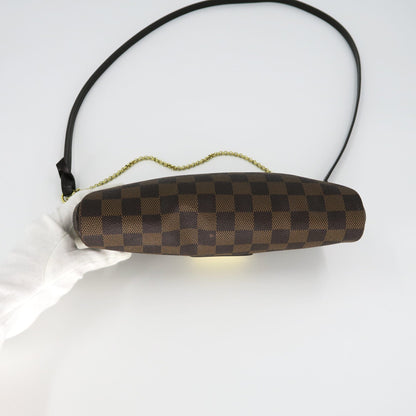 Louis-Vuitton Eva Damier Ebene Clutch