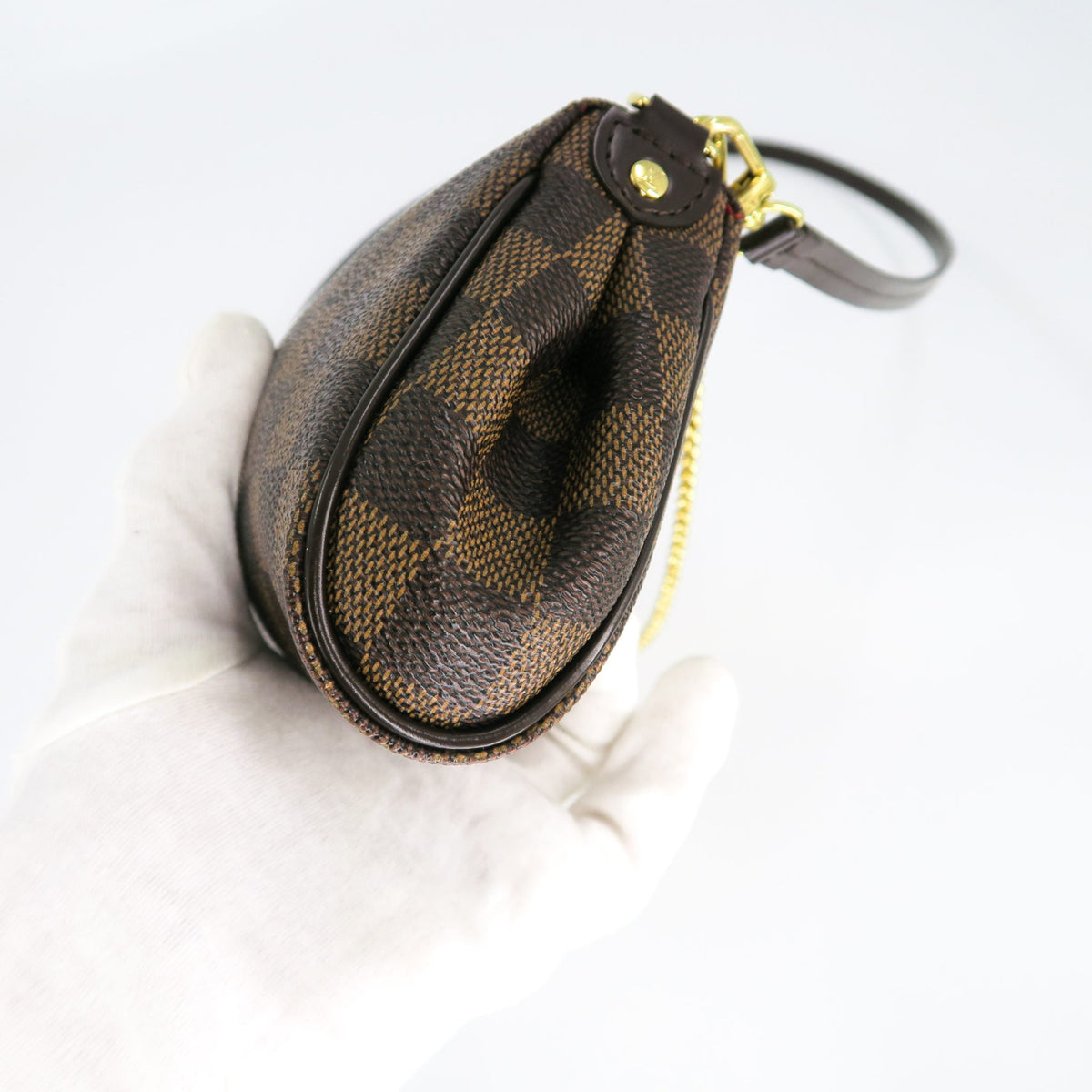 Louis-Vuitton Eva Damier Ebene Clutch