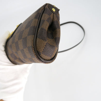 Louis-Vuitton Eva Damier Ebene Clutch