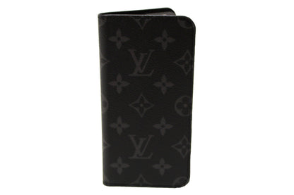 LOUIS VUITTON Louis Vuitton Monogram Eclipse iPhone 8 Max Folio Case | Italystation.com - Shop Now at italystation.com
