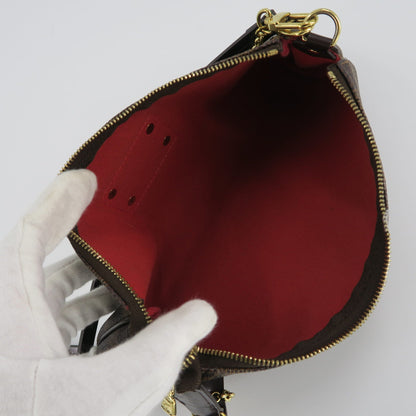 Louis-Vuitton Eva Damier Ebene Clutch