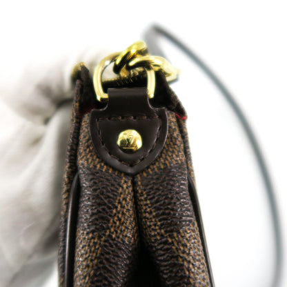 Louis-Vuitton Eva Damier Ebene Clutch