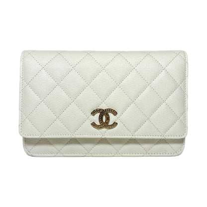Chanel Ivory Wallet On Chain