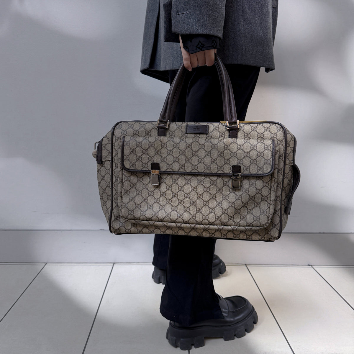 Gucci Unisex Brown Monogram Bag TWS