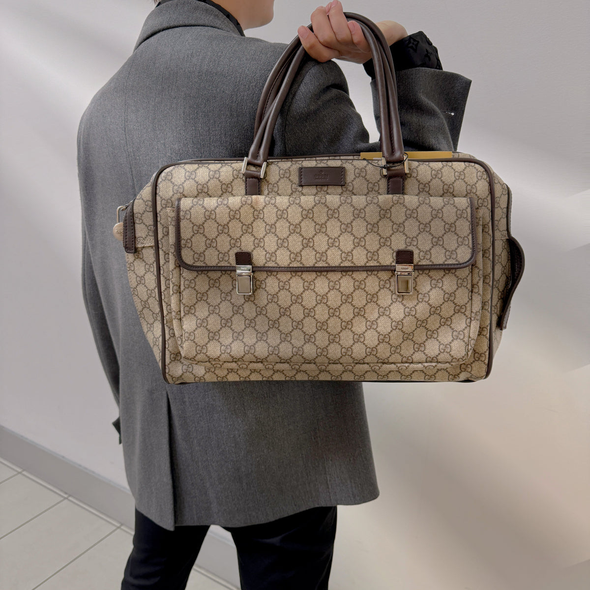 Gucci Unisex Brown Monogram Bag TWS