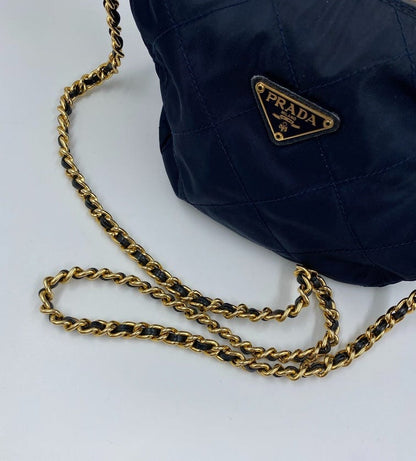 Prada Nylon Navy Crossbody Bag