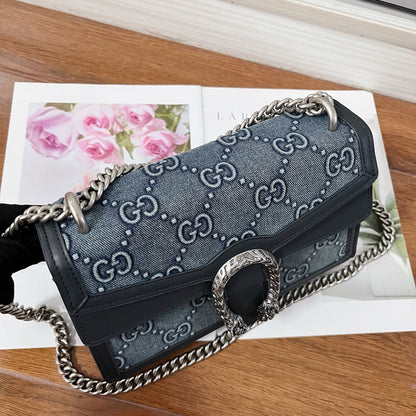 GC710 Dionysus Small Shoulder Bag / 11"W x 6.2"H x 4"D