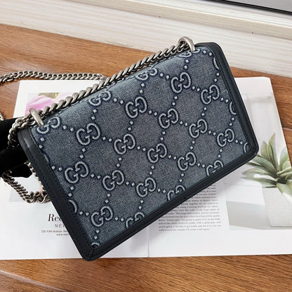 GC710 Dionysus Small Shoulder Bag / 11"W x 6.2"H x 4"D