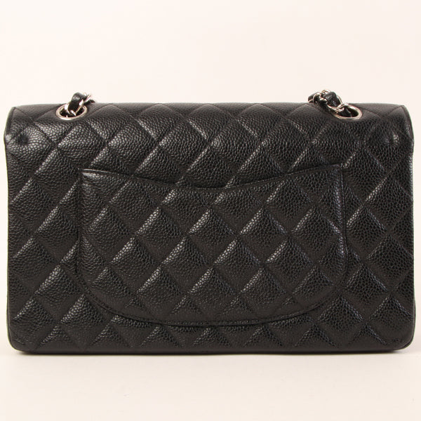 CHANEL Around 2000 Made Caviar Skin Classic Flap Chain Bag 25Cm Black