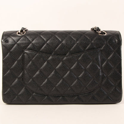 CHANEL Around 2000 Made Caviar Skin Classic Flap Chain Bag 25Cm Black