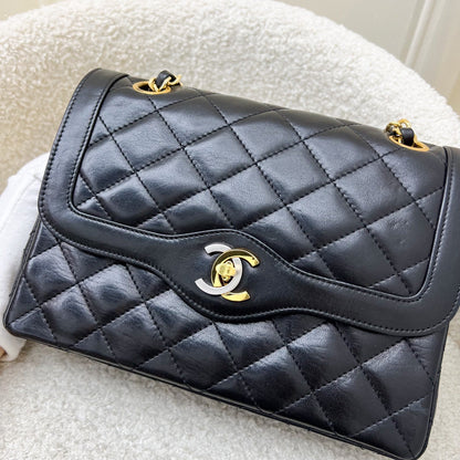 Chanel Vintage Seasonal Small Flap with 2-tone Turn Lock and 24K Gold-Plated HW