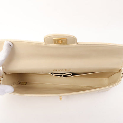 Chanel Around 2000 Made Chocobar Turn-Lock Chain Bag Ivory