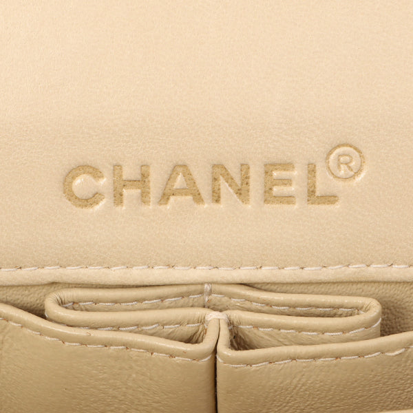 Chanel Around 2000 Made Chocobar Turn-Lock Chain Bag Ivory