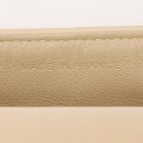 Chanel Around 2000 Made Chocobar Turn-Lock Chain Bag Ivory