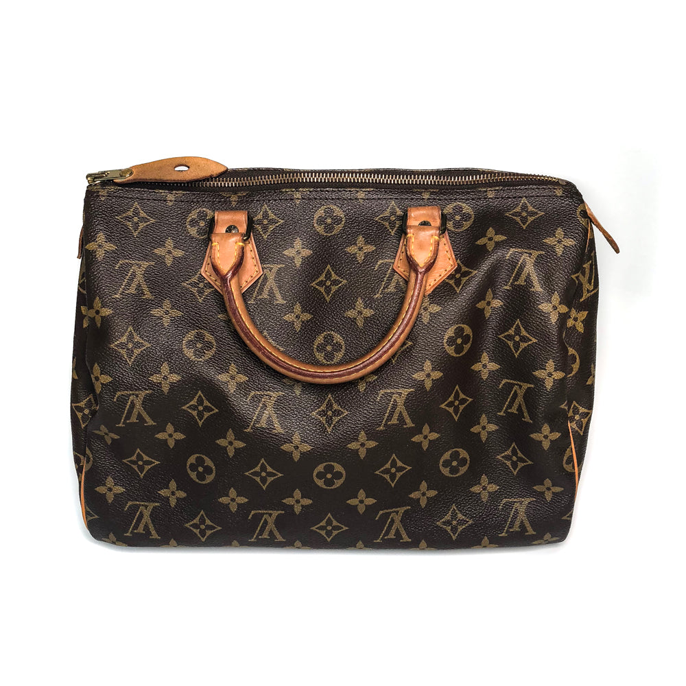 Louis-Vuitton Vintage Monogram Speedy 30 Canvas Bag