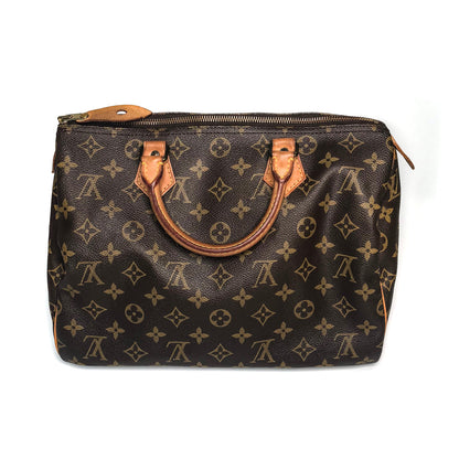 Louis-Vuitton Vintage Monogram Speedy 30 Canvas Bag
