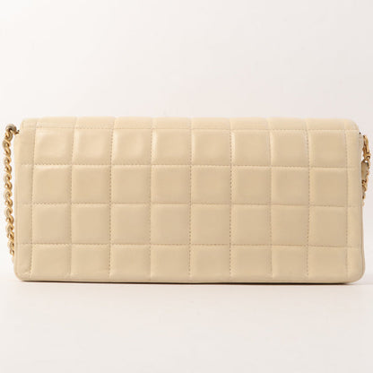 Chanel Around 2000 Made Chocobar Turn-Lock Chain Bag Ivory