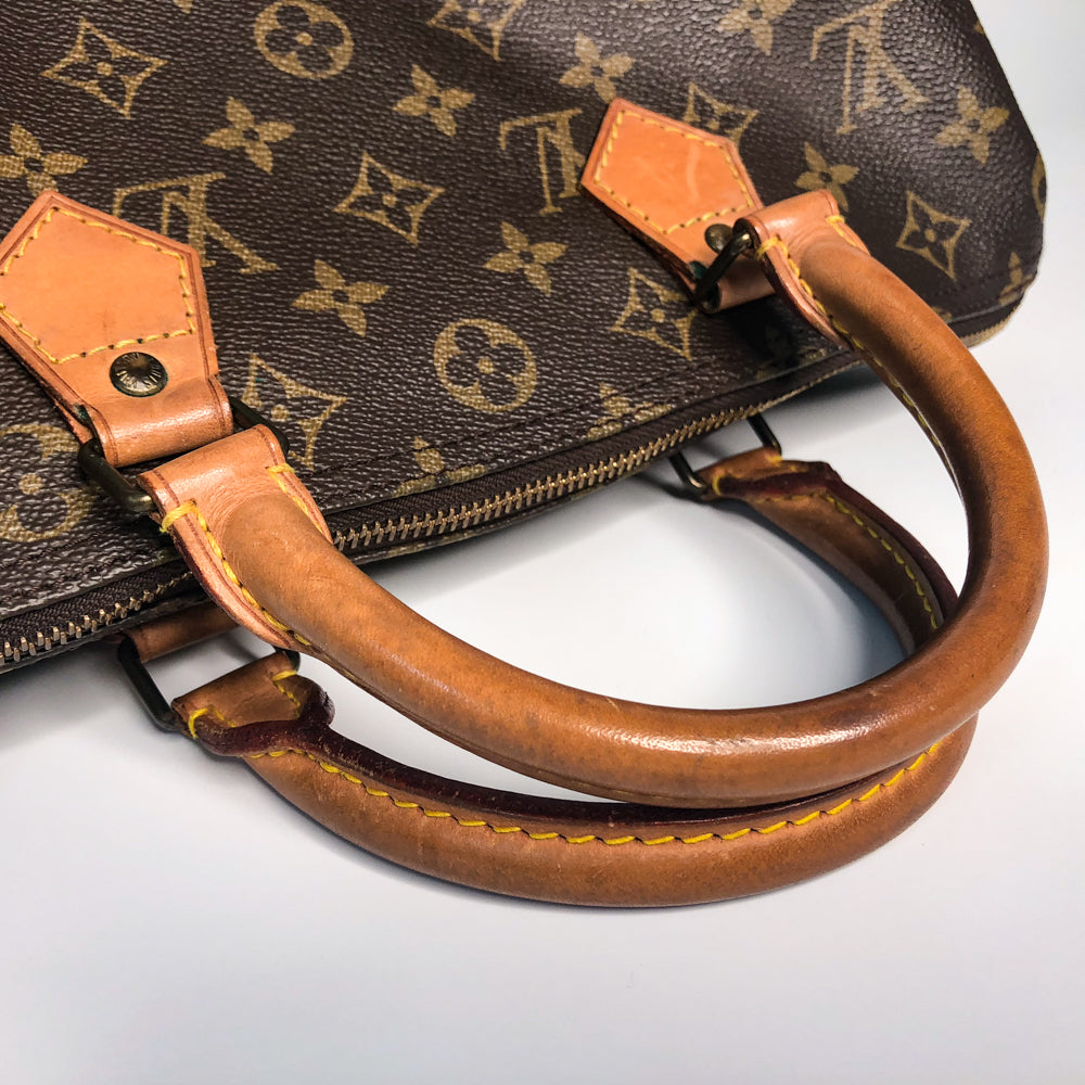 Louis-Vuitton Vintage Monogram Speedy 30 Canvas Bag