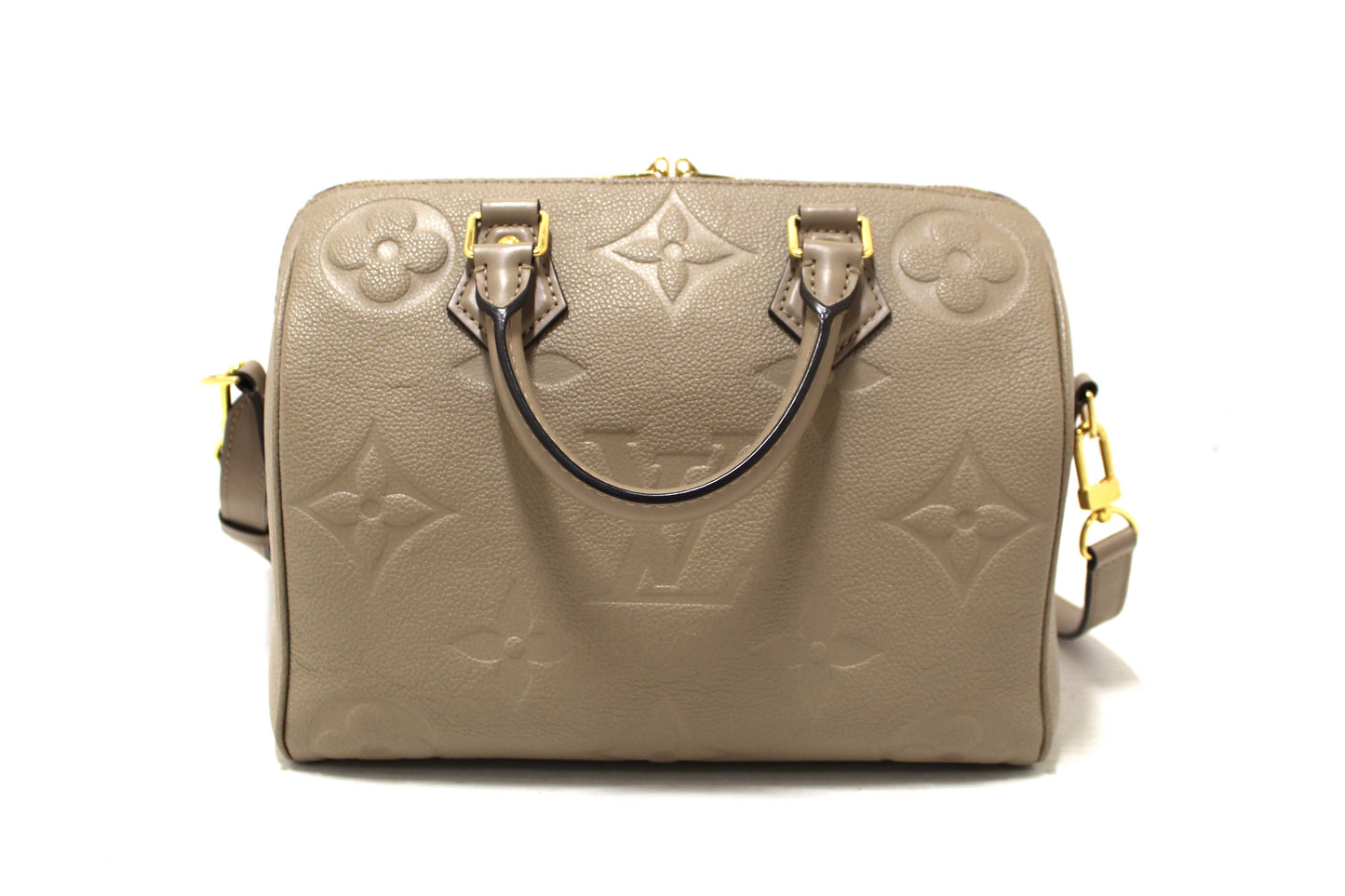 Louis Vuitton Turtledove Empreinte Leather Speedy 25 Bandouliere Crossbody Bag